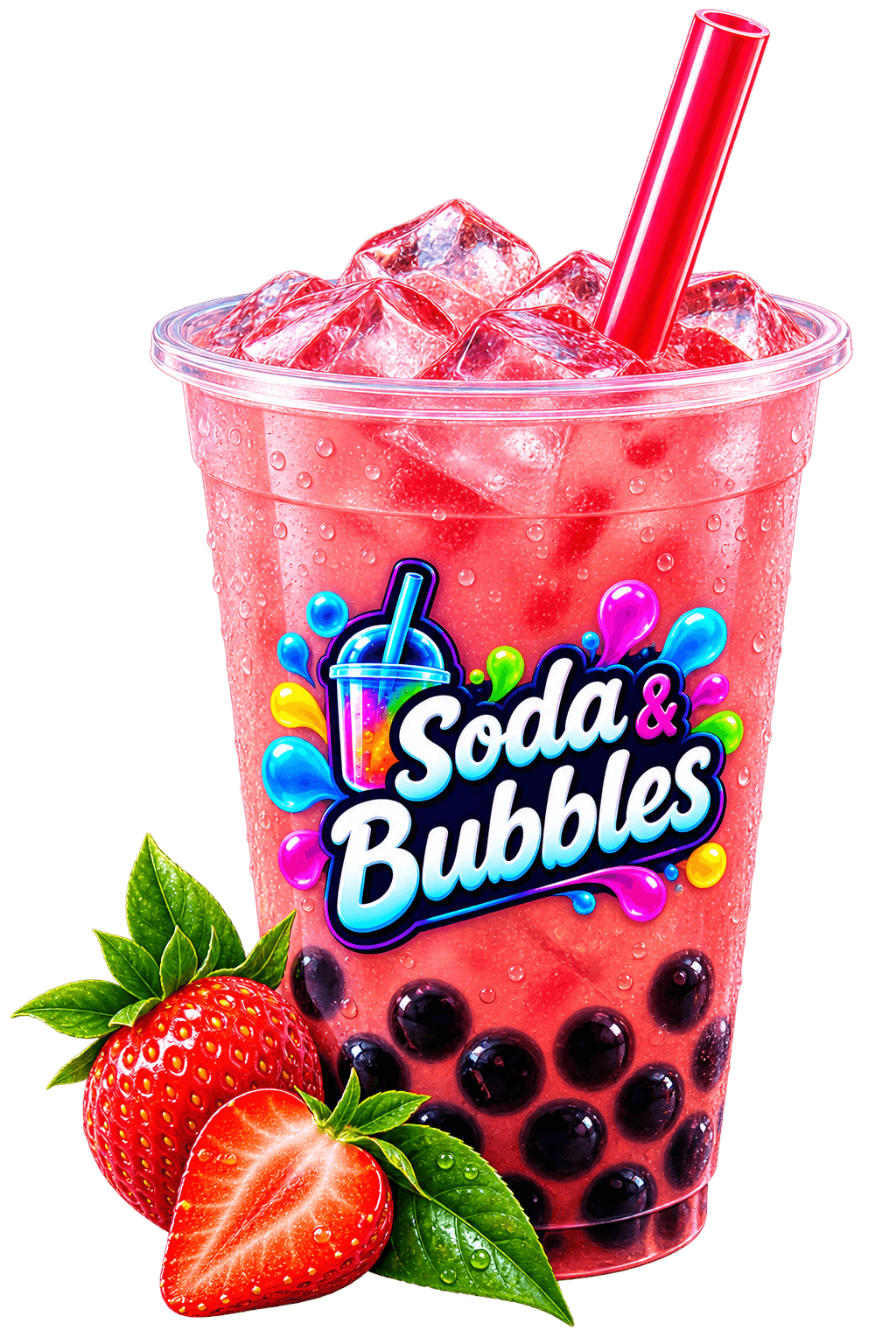 Morango — Bubble Tea